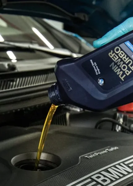 تغيير الزيت BMW