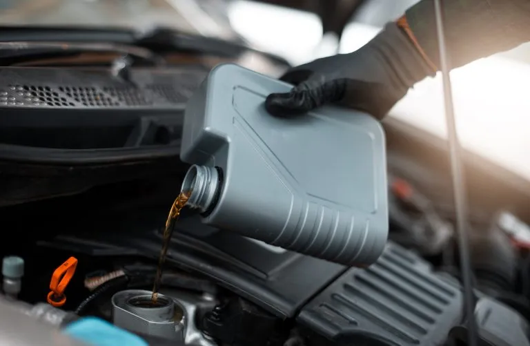 Замена масла в Cadillac