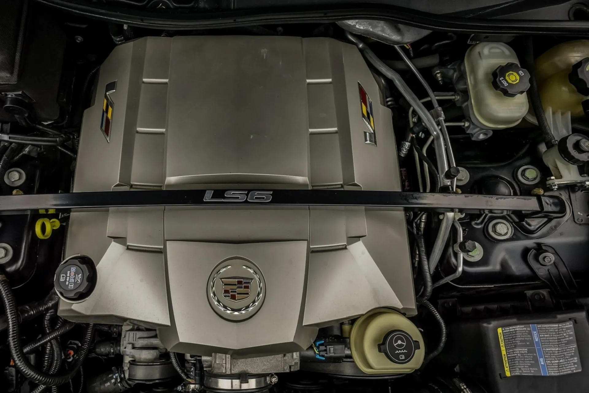 Cadillac engine repair in the Golden Horse workshop in Al Quoz, Dubai