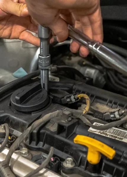 استبدال شمعة الإشعال من Ford