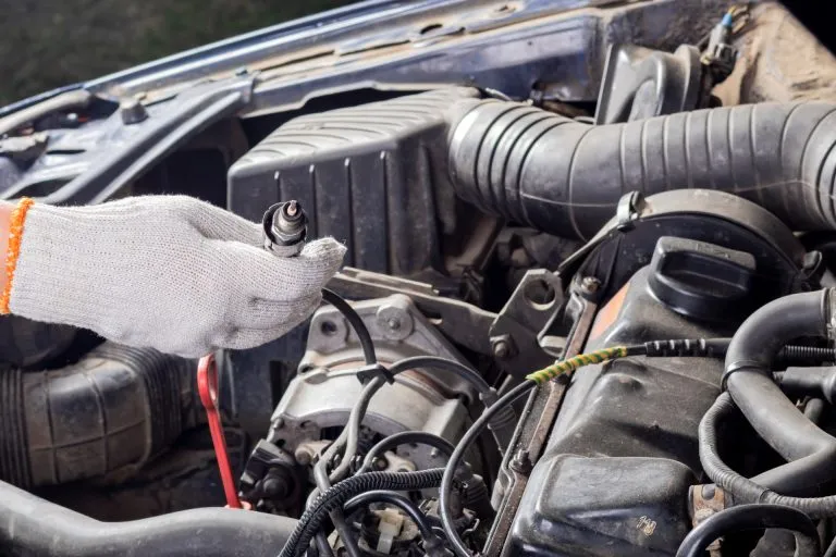Replacing Car Spark Plugs Range Rover