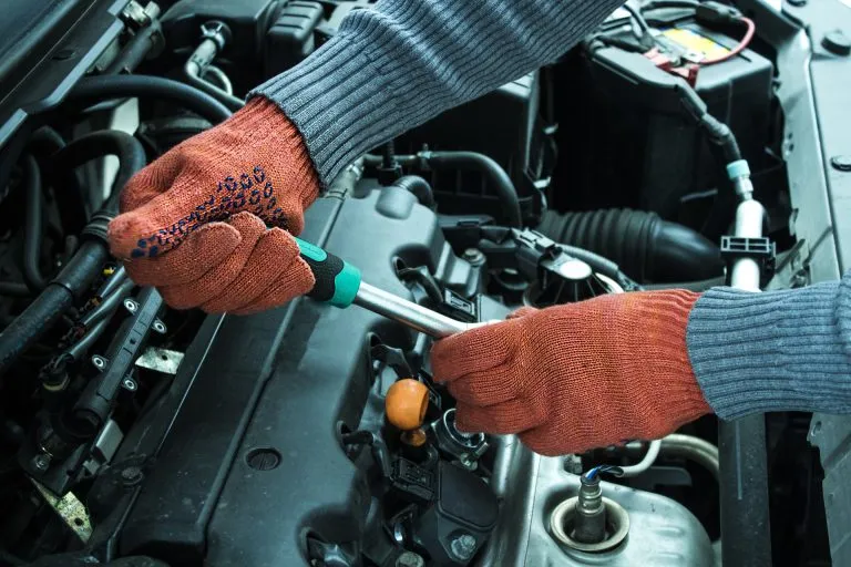 Replacing Car Spark Plugs Rolls Royce