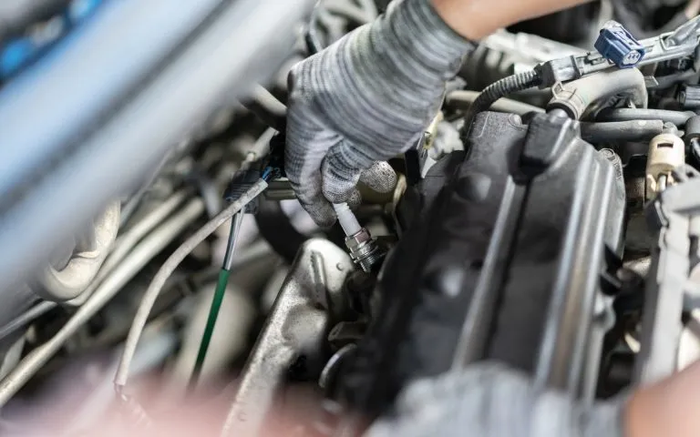 Mitsubishi Replacing Car Spark Plugs