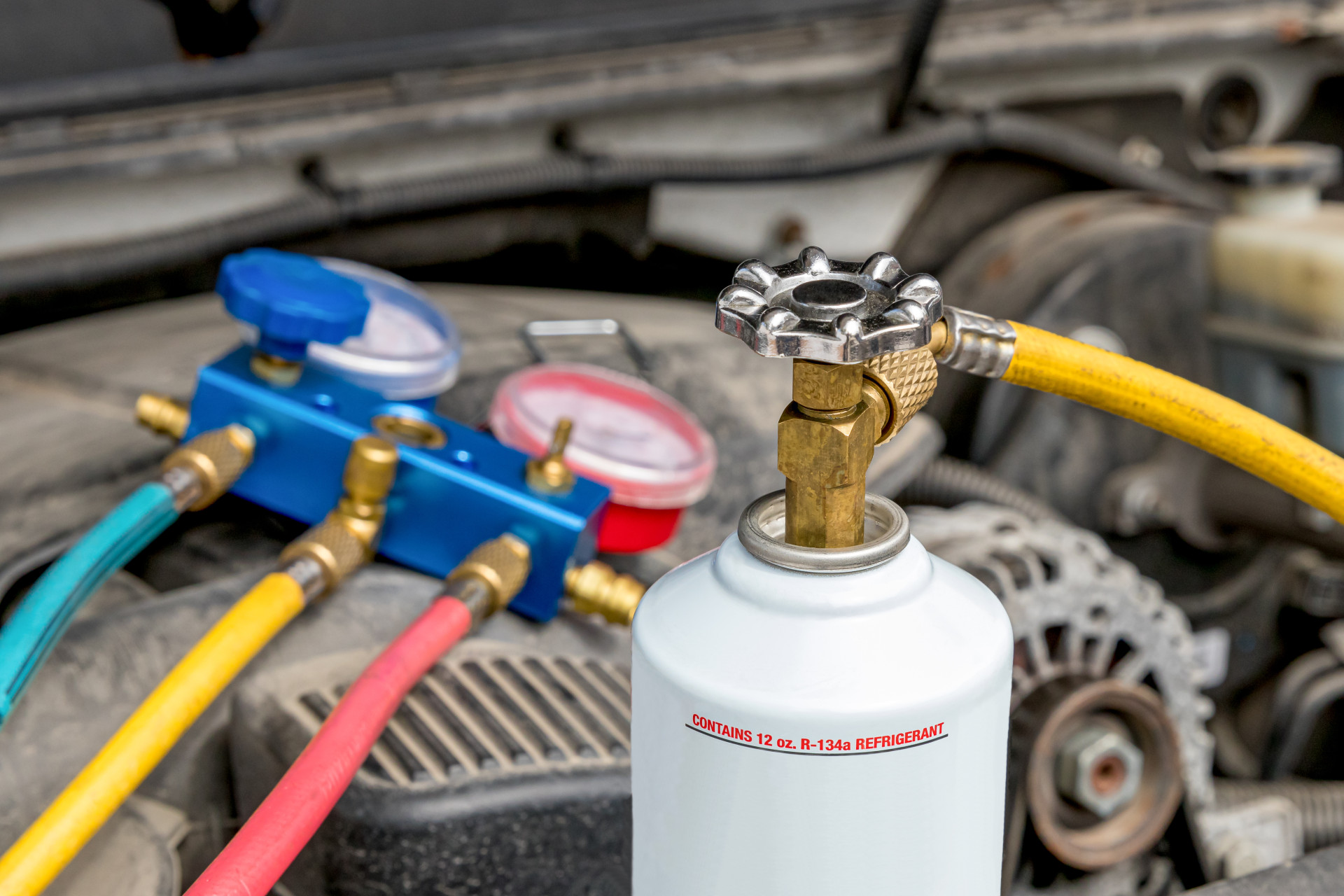Gas Filling in Car AC Service in Dubai | Expert Car Care | Golden Horse ...