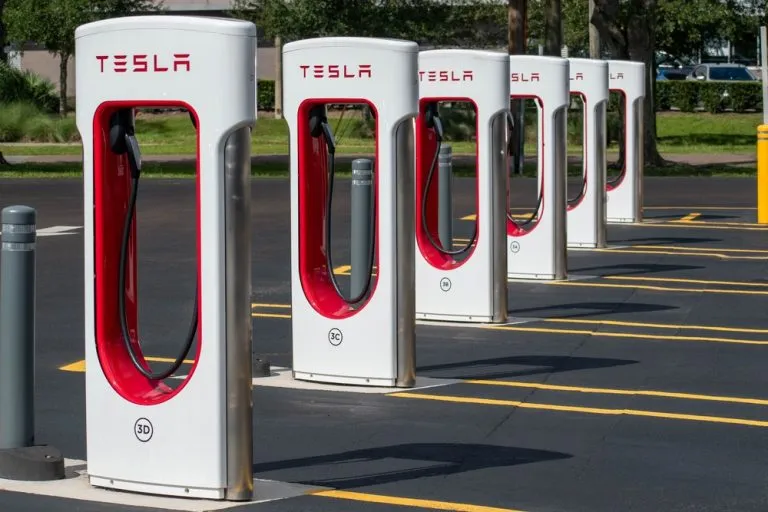 Tesla Cybertruck Charging Station